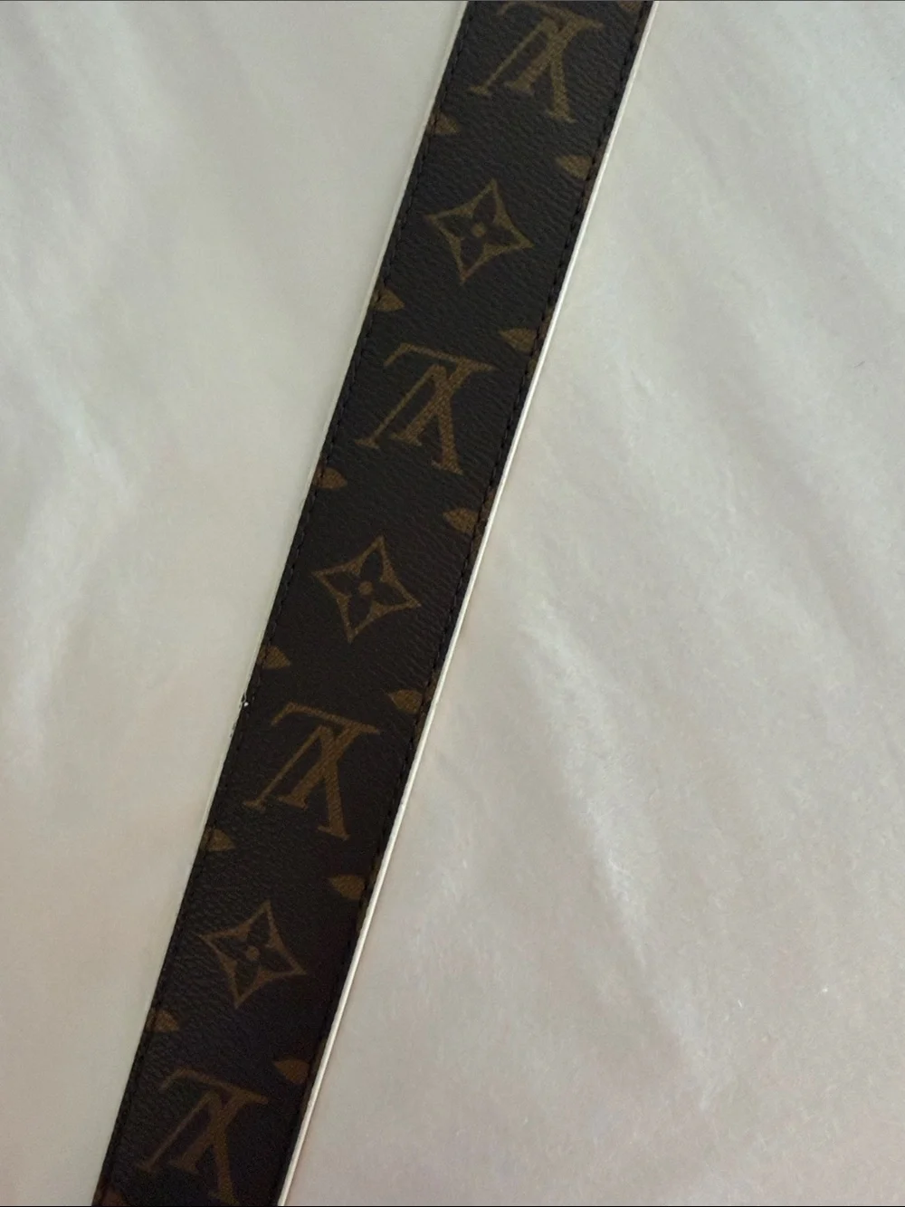 Louis Vuitton Monogram Reversible Strap in Brown & Orange